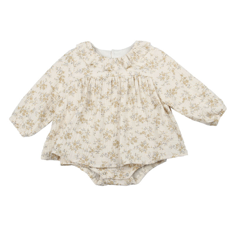 Floral Baby Girl Dresses Sprin - Baby Clothing Organic ulasan dan harga