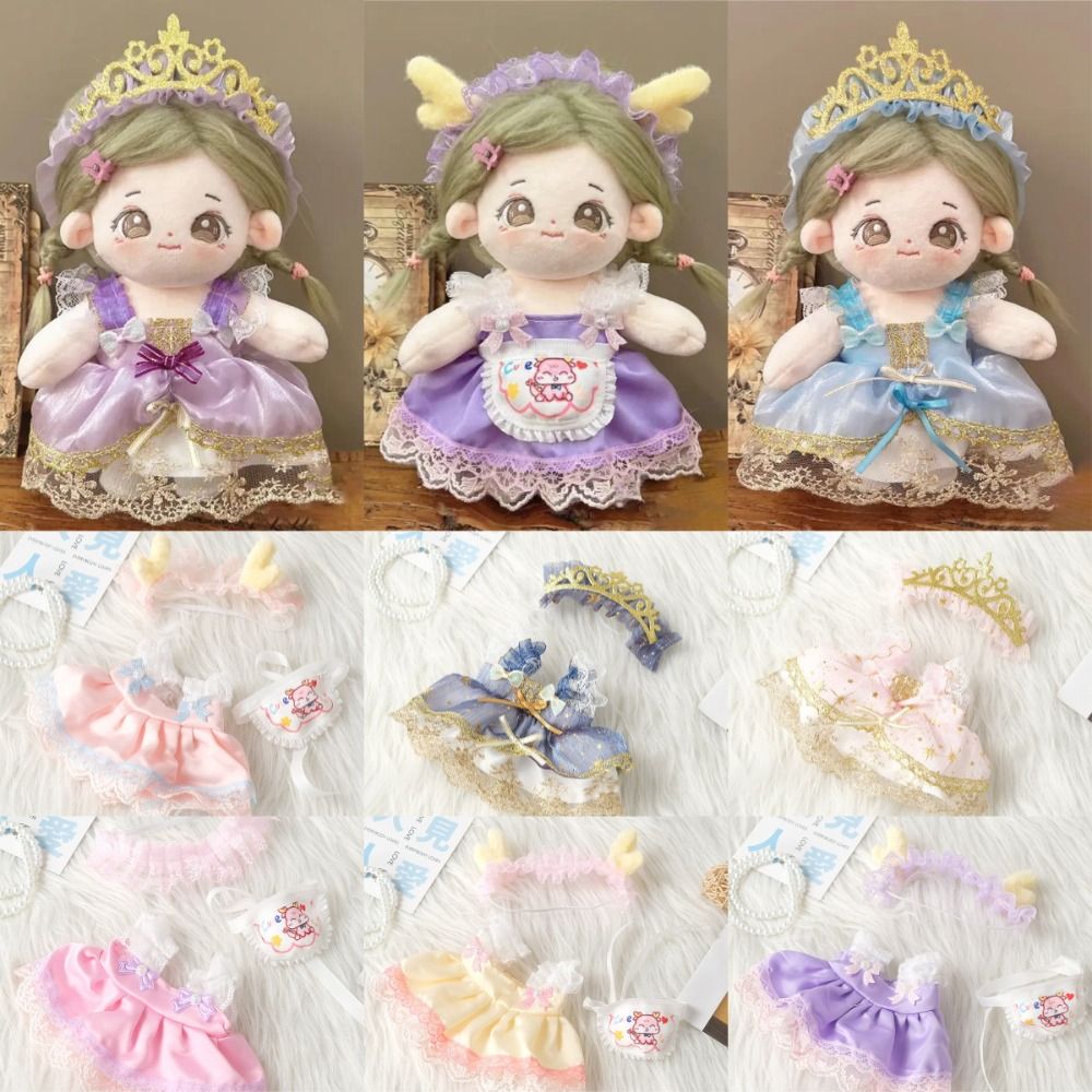 Cute DIY Doll Skirts Sets 20cm - Baby Clothing Usa ulasan dan harga
