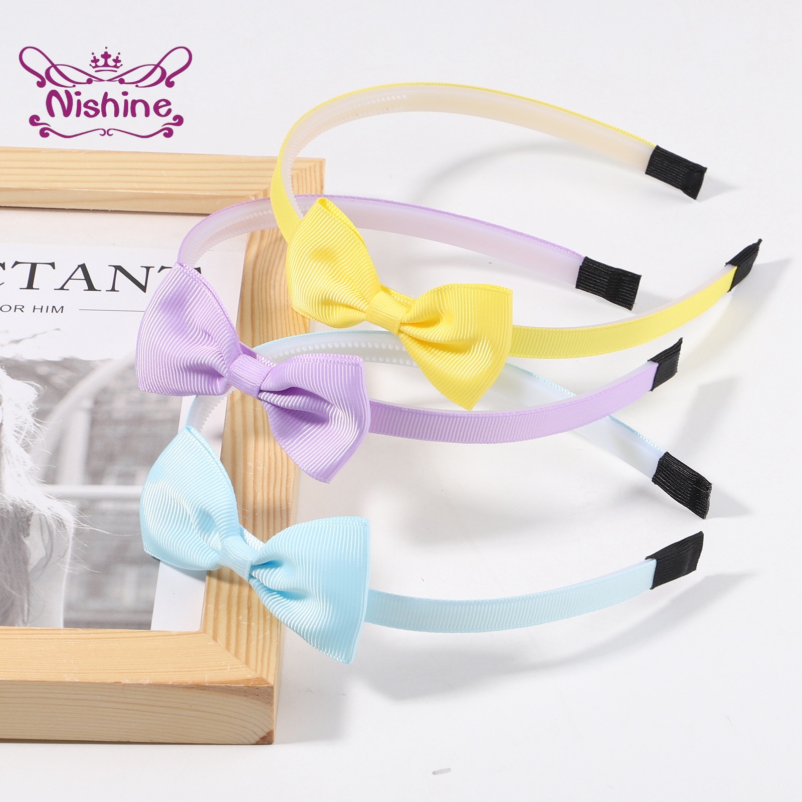 1PCS Ribbon Bow Knot Headband  - Baby Clothing Usa ulasan dan harga