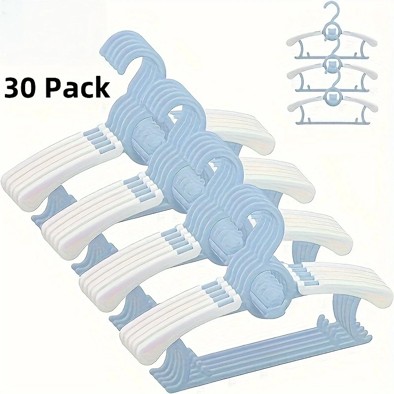30 Pack PP Plastic Baby Clothe - Baby Clothing Hanging Rack ulasan dan harga